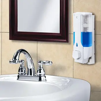 

ABS 350ml Shower Soap Pump Shampoo Lotion Container Creative Morden Hotel Hands Free Soap Dispenser Kitchen