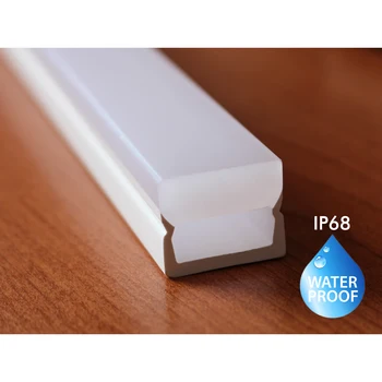 

LEDLUX BA3004 PMMA profile waterproof useable Opal floor recessed aluminum profile BA2519 and BA1201