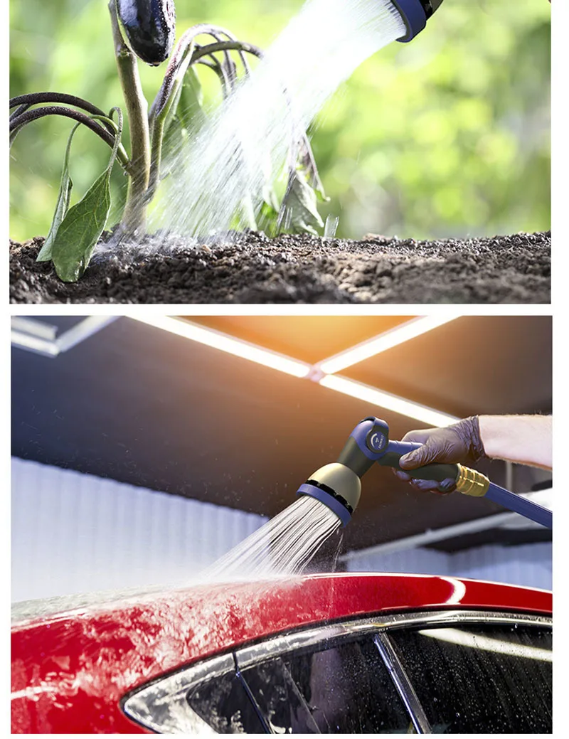 Multi-function Water Spray Gun For Garden Washing Car High Pressure Durable Hand