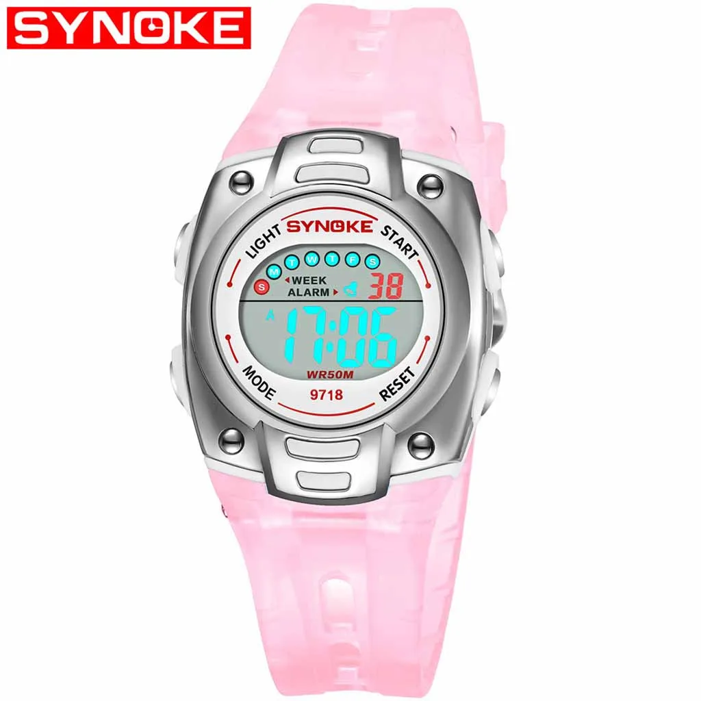 Children's Luminous Multi Function Digital Waterproof Student SWIMMING Sports Electronic Watch New Elegant Reloj infantil