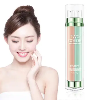 

Moisturizing Concealer Two-color Rejuvenating Makeup Isolation BB Cream Make up Base Cream Invisible Pore Makeup Tool