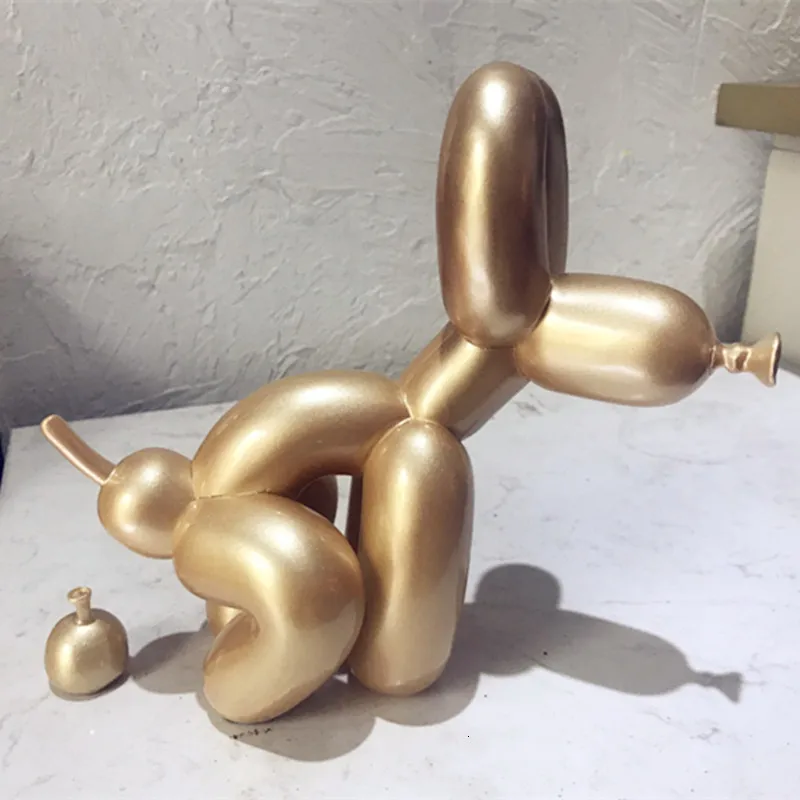 Новый выпуск американского искусства Jeff Koons блестящий шар фигурка собаки Смола