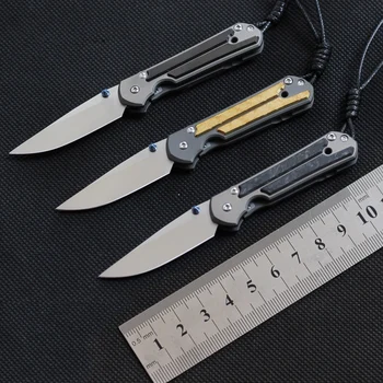 

Kevin John mini sebenza 21 flipper knife M390 blade TC4 Titanium handle outdoor camping hunting knife pocket fruit Knives EDC