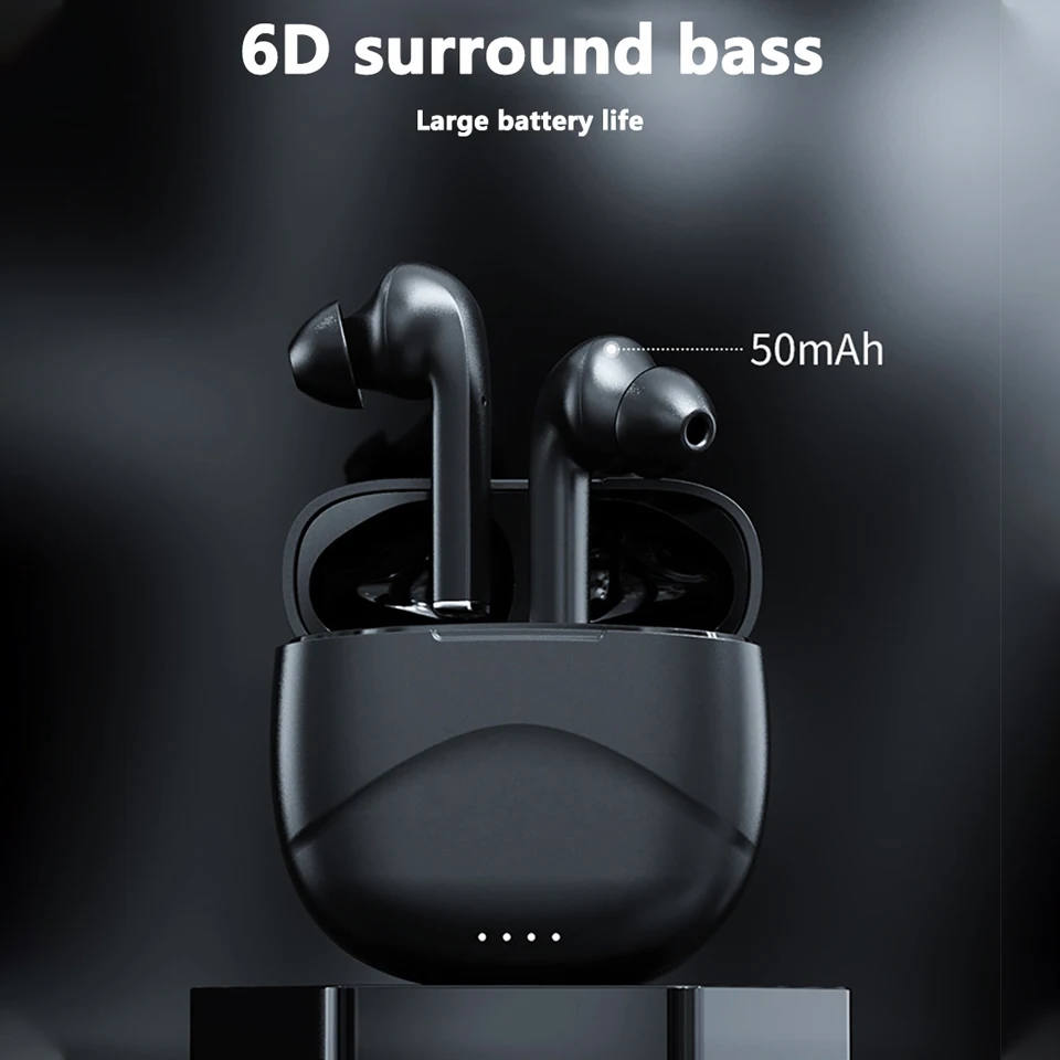 6D стерео Bluetooth 5 0 наушники беспроводные спортивная версия с микрофоном большой