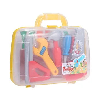 

Children Pretend Play Tool Box Kit Playset With Carrycase Plastics Toys