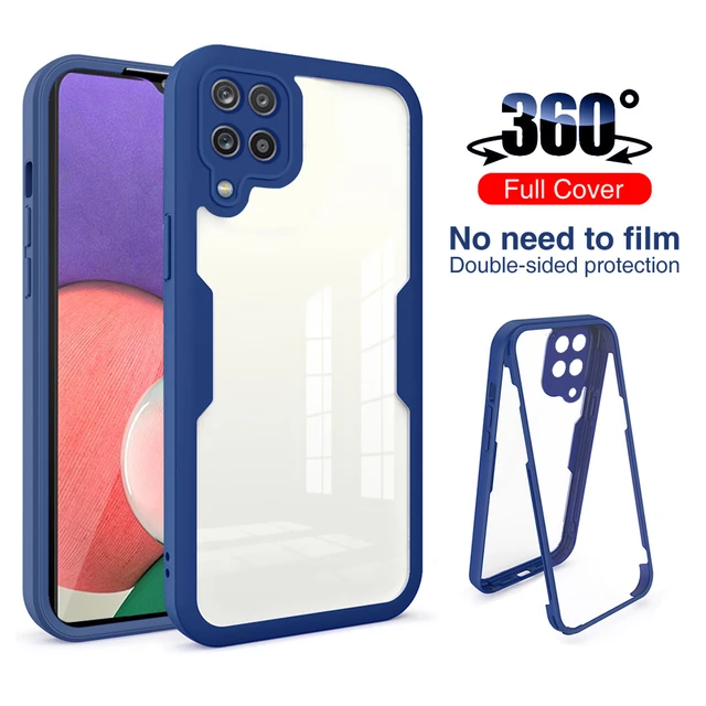 OWKEY Coque pour Samsung Galaxy A54 5G, 360 ° Full Body Double