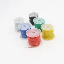 UL 1007 24AWG 60m Cable line Tinned copper PCB Wire 6 color Mix Solid Wires Kit Electrical Wire DIY