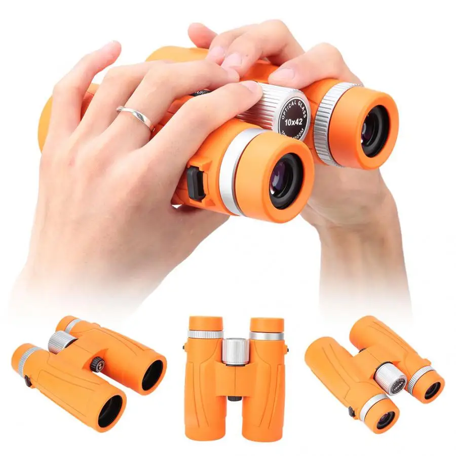 Low Light Vision 10x42 Outdoor Sport Mini Binoculars Optics Compact Telescope Zooming for Travel Outdoor Tools Hunting