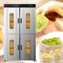 220 В Коммерческая большая емкость из нержавеющей стали сушилка для фруктов Вертикальная многофункциональная машина для сушеных фруктов 6000 Вт