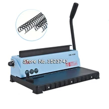 TD-130 А4 спиральная проволочная переплетная машина 34 отверстия меню файла нежное изображение для документов фотоальбом большой емкости ручной Пробивной Дырокол