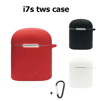 

Bluetooth Headset bag i7s TWS Wireless Earphones case Wireless Earphone accessories Wireless Earbuds i7S tws Silicone case