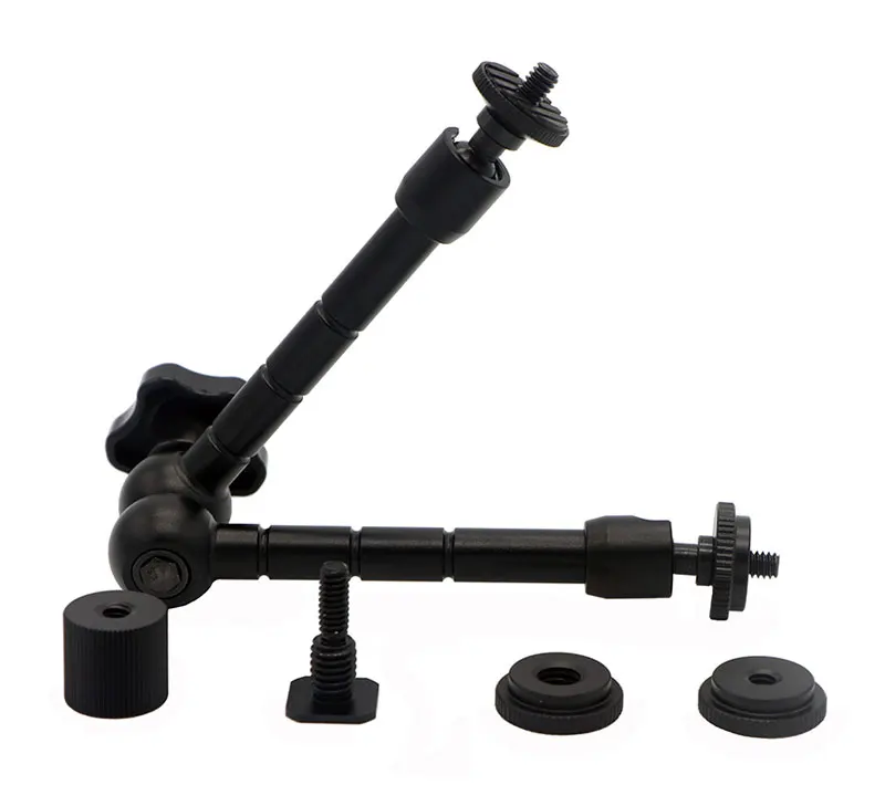 11 Inch Adjustable Friction Articulating Magic Arm + Super Clamp for DSLR LCD Monitor LED Flash Light Camera Accessories (6)