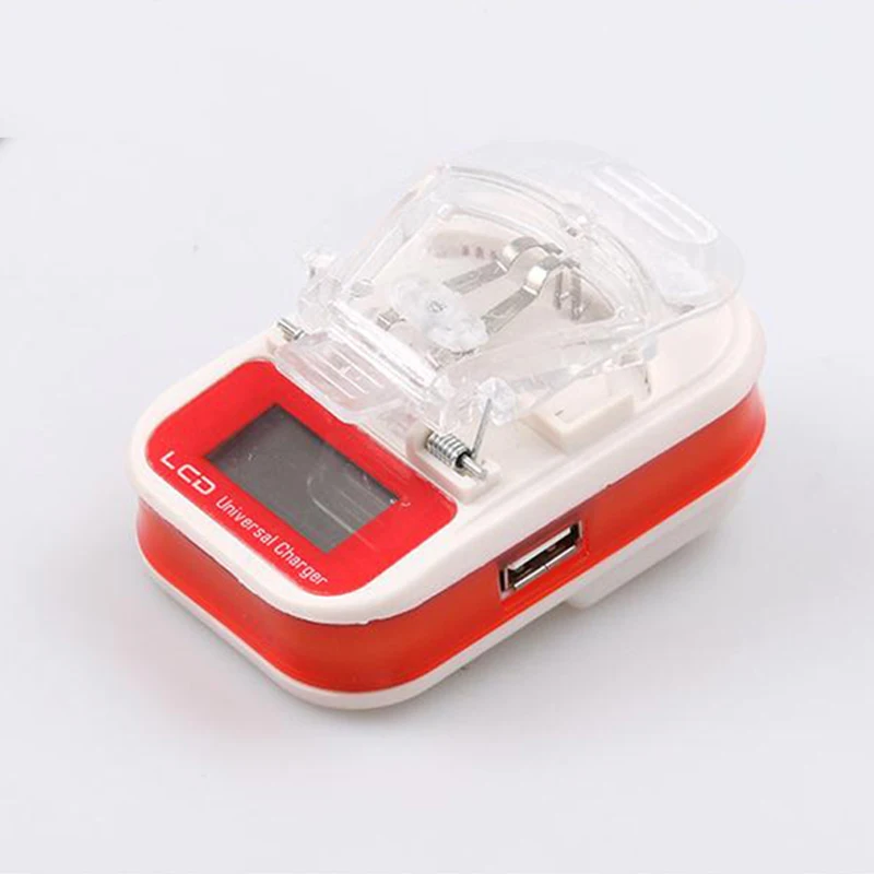 Universal EU Plug USB Battery Charger LCD Indicator Screen charging adapter For Android smart Cell Phones Battery