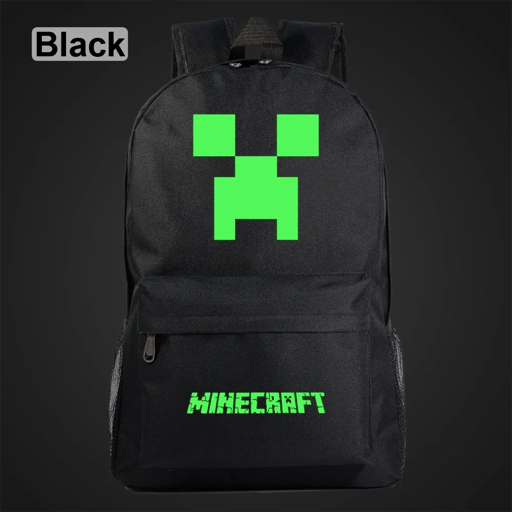 Green Luminous Games Like A Eves Boy Girl Book School Bag Women Bag Pack Teenagers Schoolbags Men Student Backpack - Цвет: 01