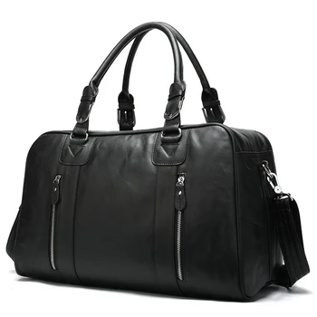 

Man Travelling Luggage Traveling cow leather Duffel Bag Super Capacity Business Men Travel Bags Tourism Lattice Handbag