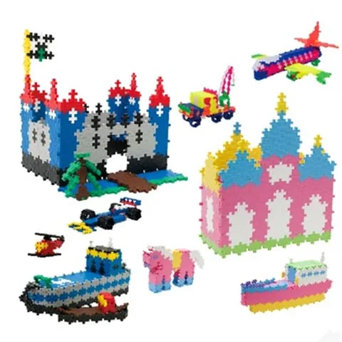 1200 pieces of basic building construction toy sets, children's granule plastic assembly, puzzle and enlightenment toys 1