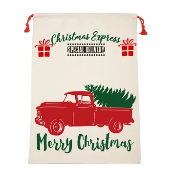 

Personalised Bag Stocking Candy Storage Pouch Drawstring Favor Christmas