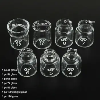 

Kit TIG Welding Torch Consumables For WP-17 18/26 Stubby Heat Resistant Cup