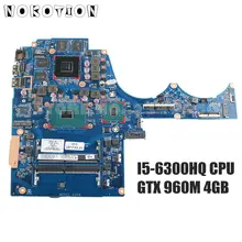 NOKOTION для материнской платы ноутбука hp 15-AX 15-AX020CA 856679-001 856679-501 856679-601 DAG35AMB8E0 I5-6300HQ cpu GTX 960M 4GB