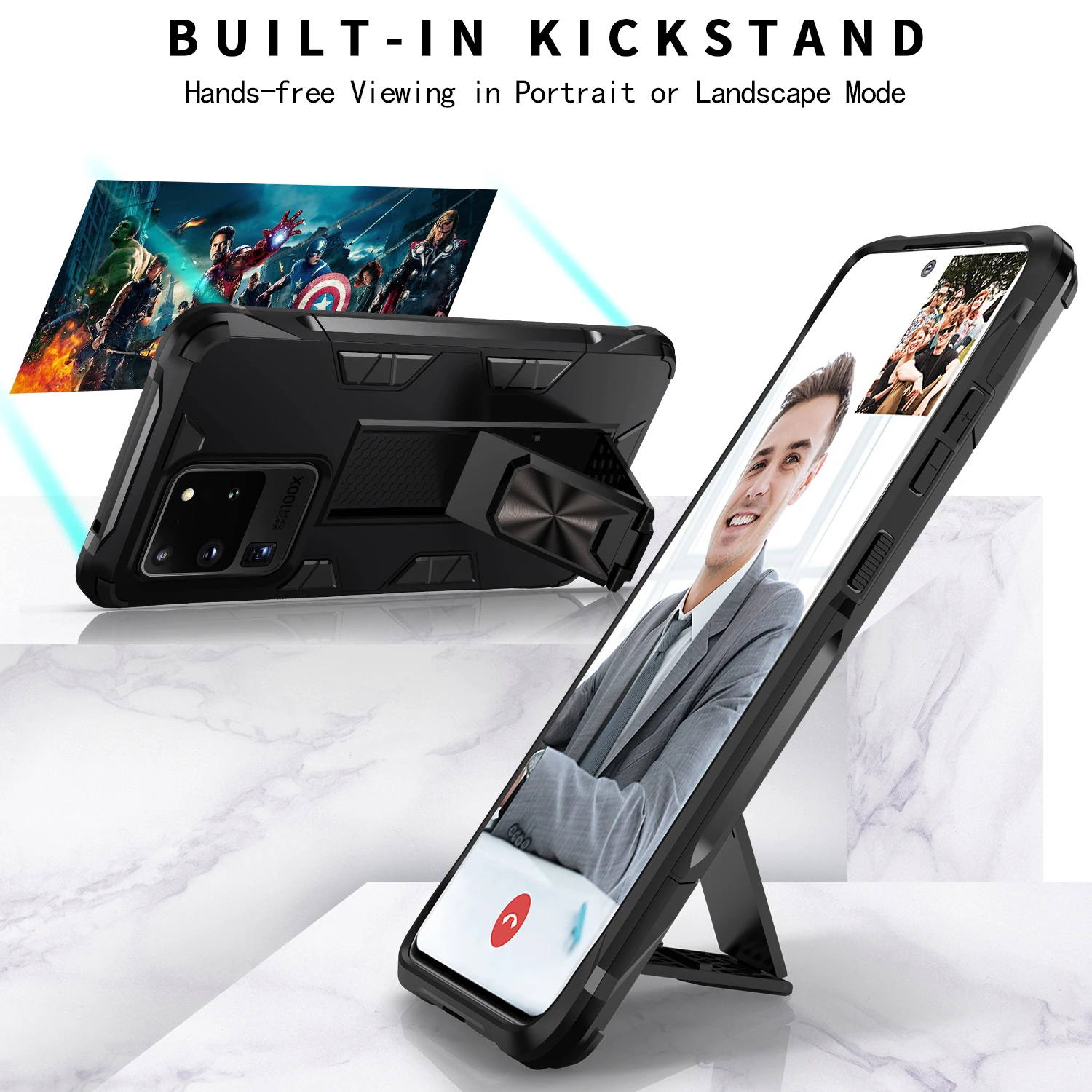 Противоударный защитный чехол для телефона Samsung Galaxy S20 Ultra S10 S9 S8 Note 10 Plus Lite A51 A71 A81 A91