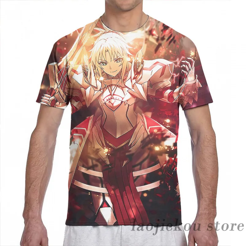 Saber Red Mordred Fate Apocrypha Men T Shirt Women All Over Print Fashion Girl T Shirt Boy Tops Tees Short Sleeve Tshirts Aliexpress Men S Clothing