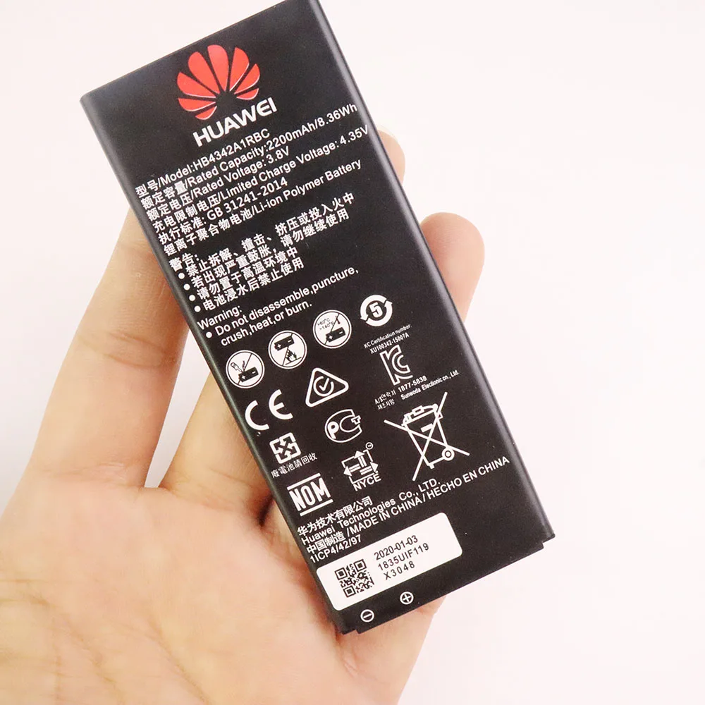 2020 100% huawei оригинальный аккумулятор HB4342A1RBC для Huawei Y5II Y5 II 2 Ascend 5 + Y6 Honor 4A SCL TL00 5A LYO L21