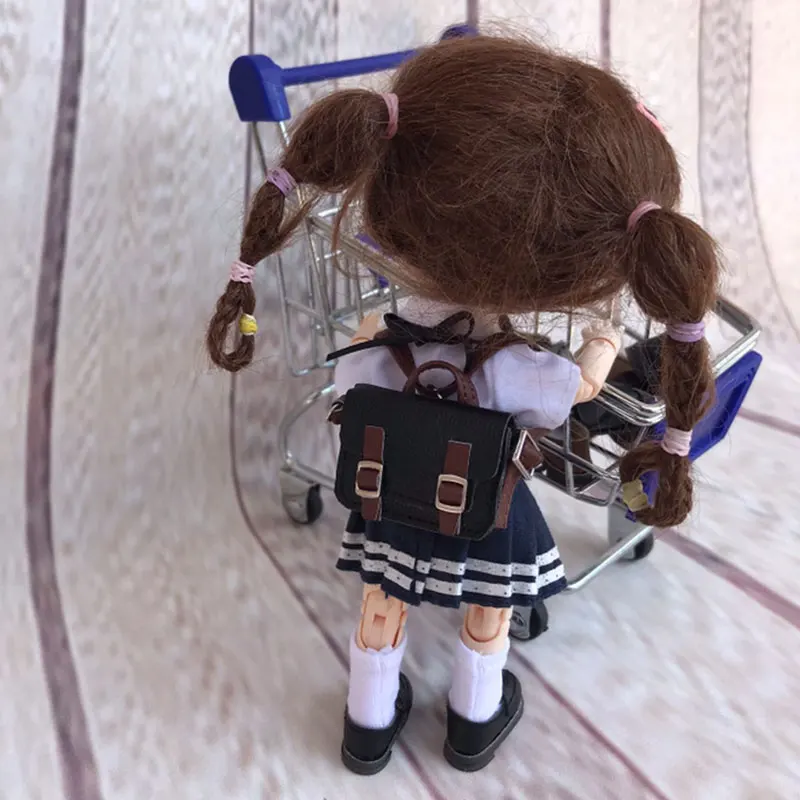 Ob11 Детская сумка 1/8 1/12 bjd OB11 Molly holala форменная сумка рюкзак куклы аксессуары игрушки