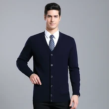 Мужской бренд MACROSEA высокого класса, плотная одежда для отдыха, Высококачественный свитер из шерсти, мужской шерстяной кардиган 9030