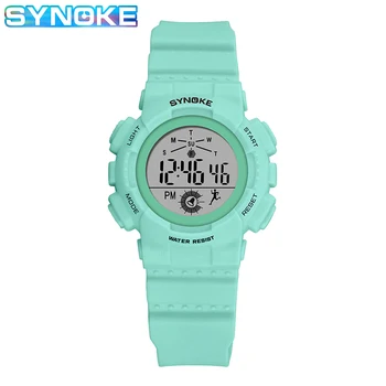 

SYNOKE Watches For Kids 2019 Small Comfort Silicone Strap Children Wristwatches Alarm Date Display Watch montre enfant fille