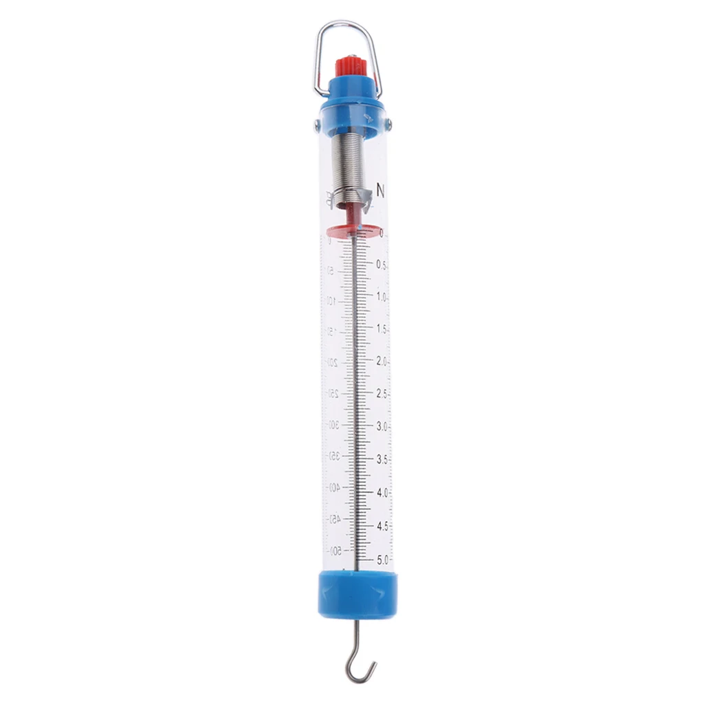 5N Newton Meter Force Gauge Spring Dynamometer Physics Lab Experiment