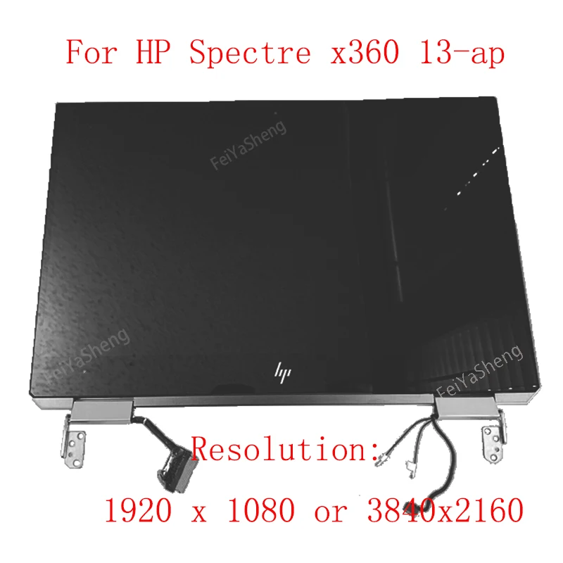 Для hp спектр x360 13-ap Экран 13," дюймовый ЖК-дисплей с сенсорным экраном дигитайзер в сборе полная верхней части FHD или UHD