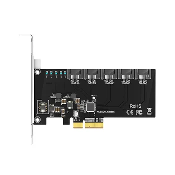 

MAIWO KCSSD8 Expansion Card PCIE to 5-Port SATA3.0 Expansion Free Drive High-Speed Expansion Pci-E Expansion Accelerator Card