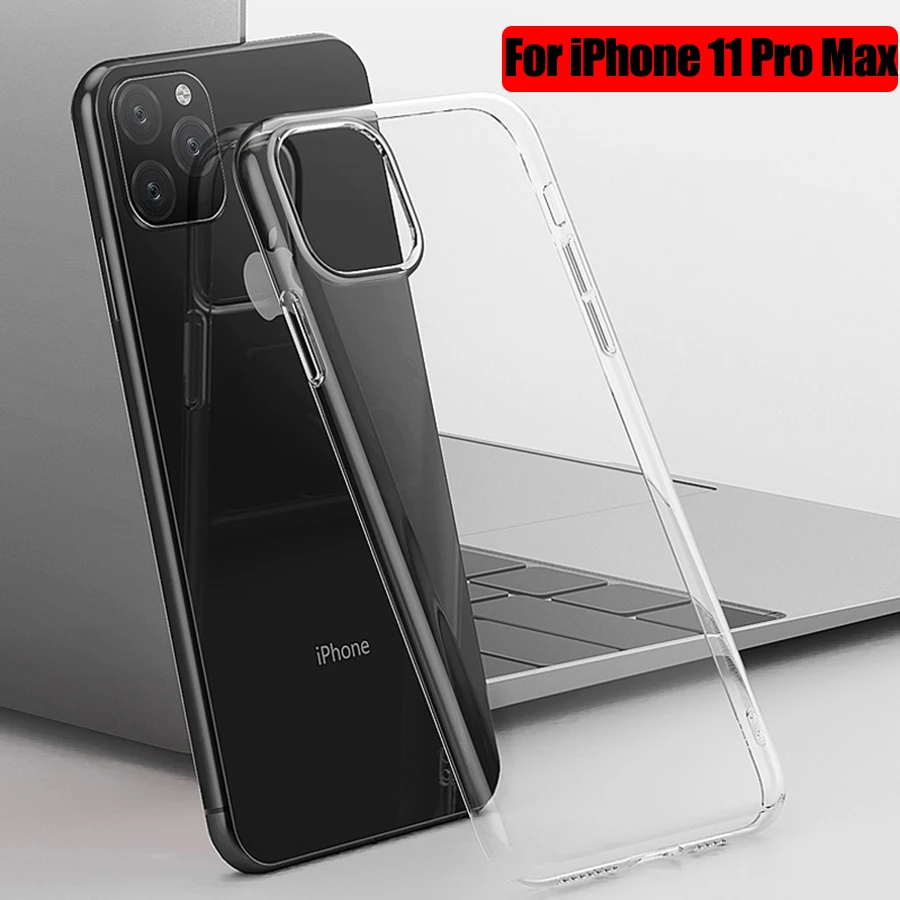 Роскошный прозрачный мягкий чехол из ТПУ для Apple iPhone 11 Pro Max Прозрачный телефона