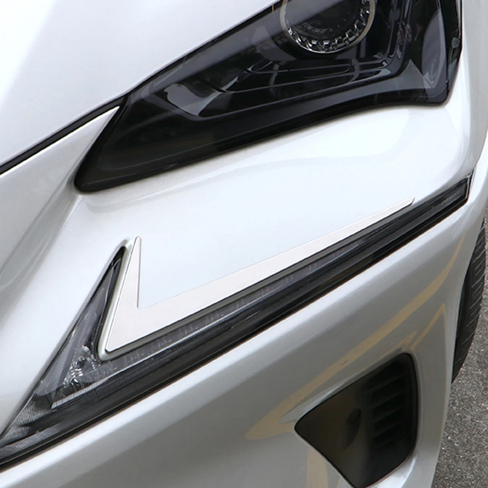 Gelinsi для LEXUS NX200 NX300 NX300h, автомобильный Стайлинг, передний светильник, головной светильник, накладка, рамка, хромированная наклейка, внешние аксессуары