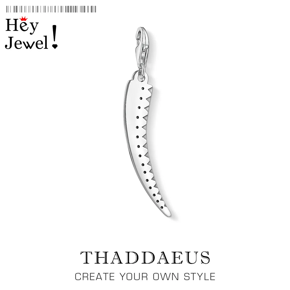 

Tooth Charms Pendant Fashion Jewelry For Women Men Vintage Gift Thomas Traditional Decorations Charm 925 Sterling Silver