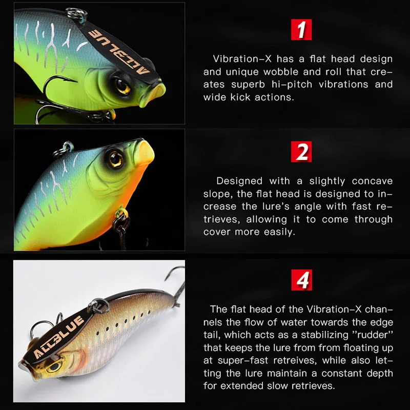 ALLBLUE VIBRATION-X ŷ VIB  ,  ũũƮ, ΰ ϵ ̳,   ũ 轺  Ŭ, 75mm, 21g