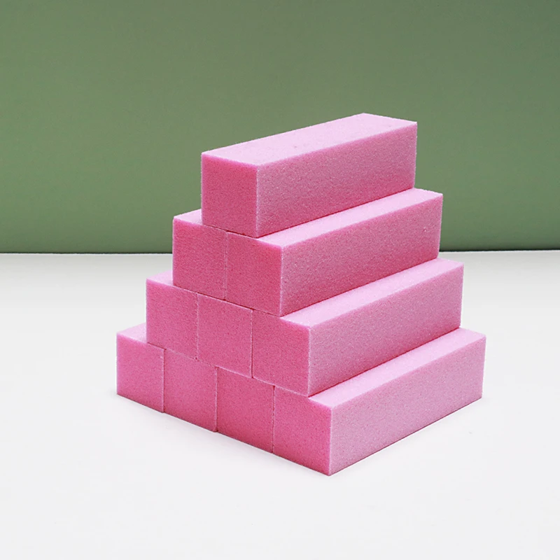 Sponge Nail Art Buffer Block 4 Sides Manicure Tool