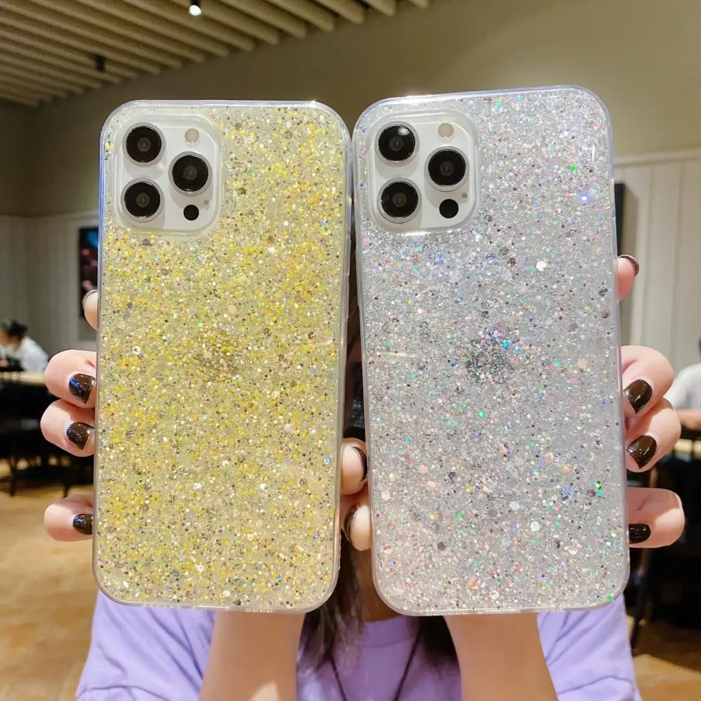 Xiaomi Redmi 10 maciņš Note 10 9 8 7 Pro 10S 9S Bling mirdzošs vāciņš Xiaomi Poco X3 F2 Pro M3 F3 Mi 11 10 Lite 10T Pro_voghion.com