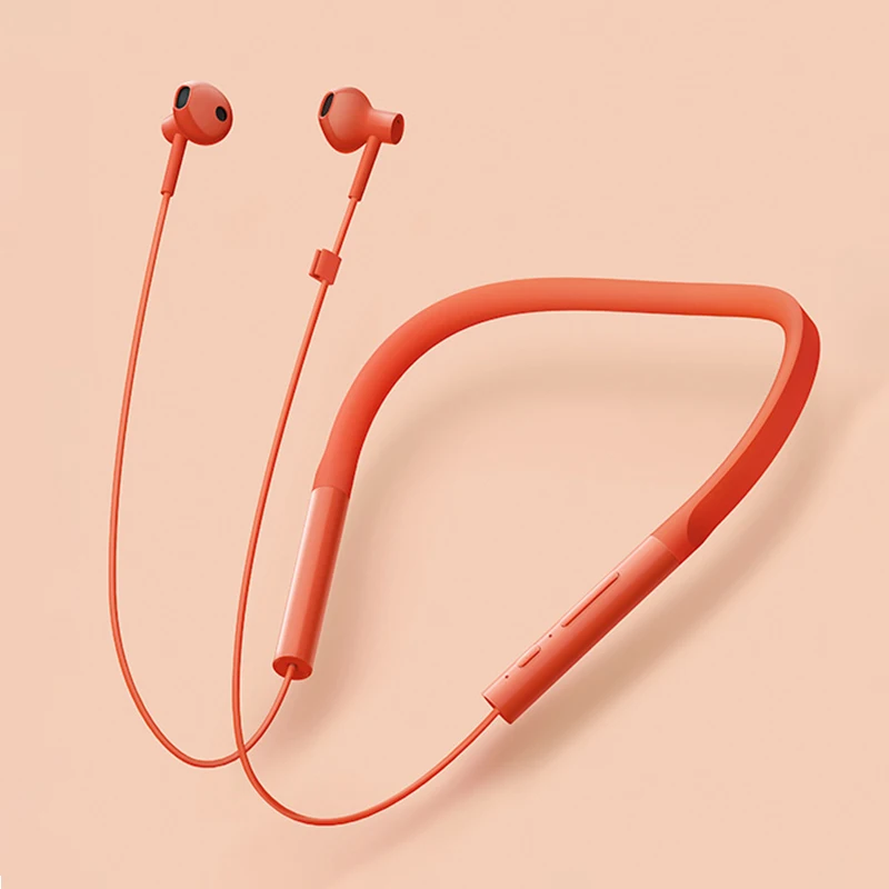 Orange Xiaomi беспроводные bluetooth наушники HiFi динамические спортивные шейные наушники с микрофоном Досуг bluetooth 4,1 Молодежная версия - Цвет: Orange