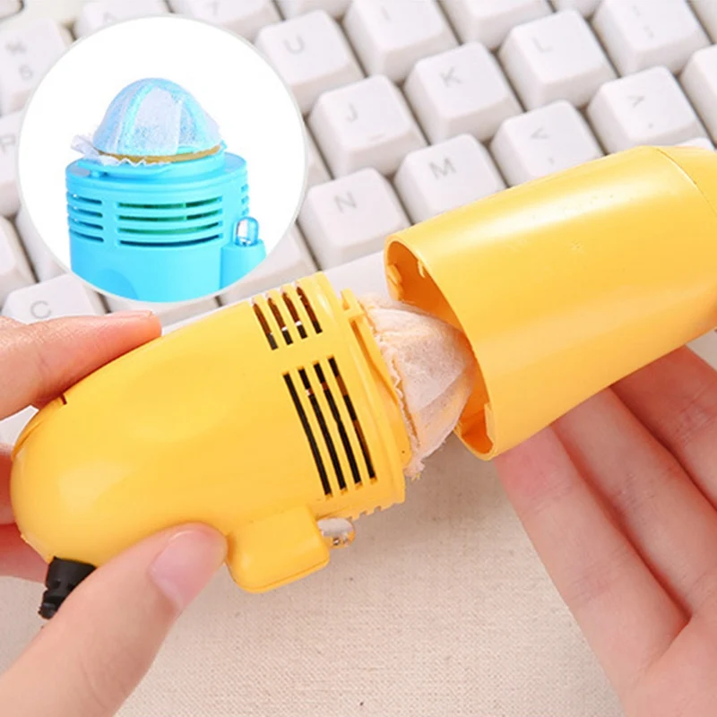USB Handheld Mini Vacuum Cleaner for PC and Laptop - Computer Cleaning Kit with Dust Brush for Home and Office Desks Description Image.This Product Can Be Found With The Tag Names Computer cleaners, Computer Office, Usb keyboard handheld mini vacuum cleaner pc laptop