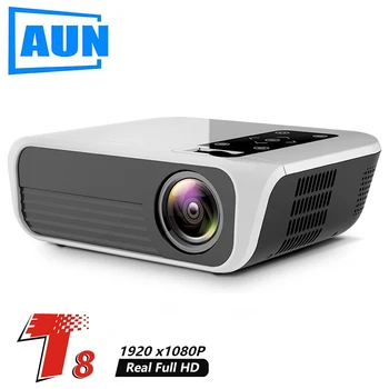 

2020 T8 Native Full HD Projector 1920*1080P 4500 Lumens, Optional T8-AD Android WIFI Proyector, 200inch Video Game Home Cinema