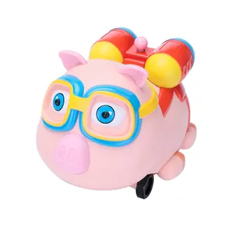 

Pig Small Eight Toy Children Watch Remote Control Car Smart Following Toy Cartoon Spray Toy Car Gift