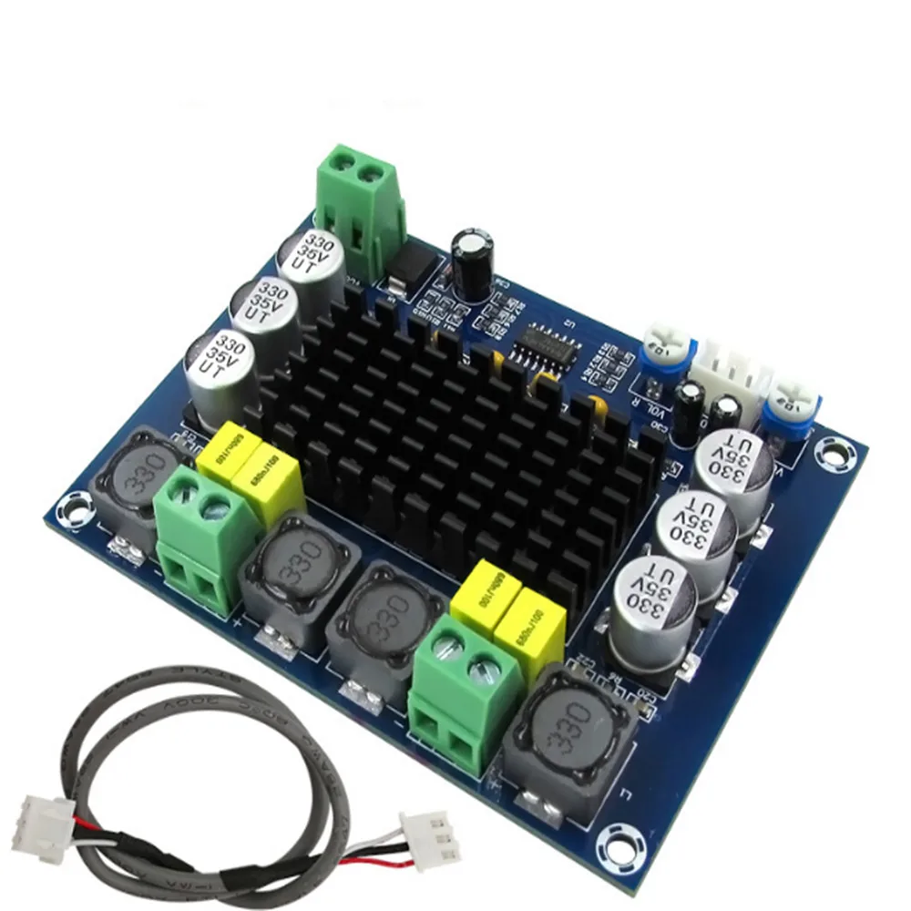 VICFINE TPA3116D2 XH-M543 Dual-channel Stereo High Power Digital Audio Amplifier Board 2*120W Amplificador DIY Module 12V-24V
