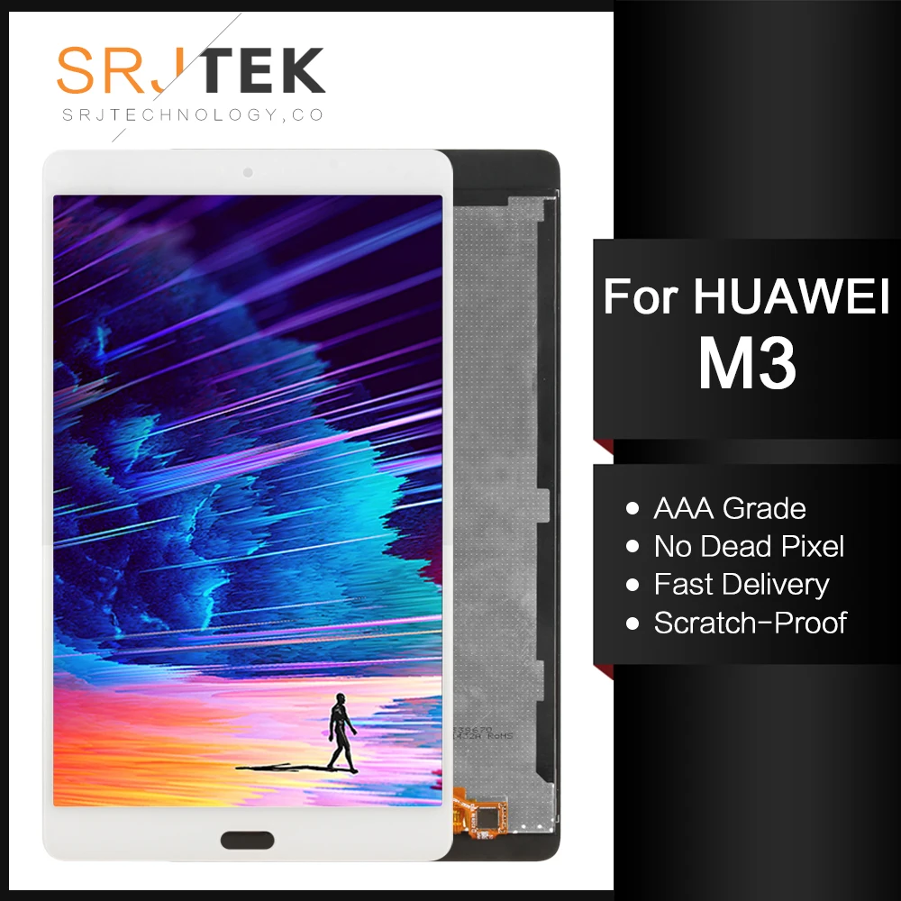 Srjtek 8 4 &quotдля Huawei MediaPad M3 BTV-W09 BTV-DL09 ЖК-дисплей Матрица сенсорный экран планшета