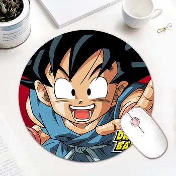 

Hot Anime Dragon Ball 20*20cm 22*22 cm 24*24 cm Mouse Pad Speed Control Mice Mat Round Compute Mousepad