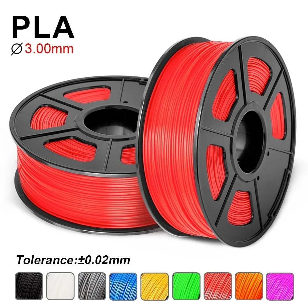 

3D Printer Filament PLA 3.0mm Bright Color Eco-friendly Filament Extruder 3D Printer Glow In Dark Polycarbonate Filament