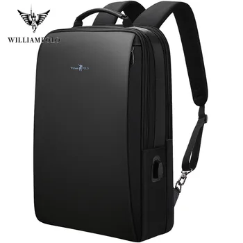 

WillamPolo Expanded Backpack USB External Charging 15.6-inch Laptop Backpack Backpack Men's Anti-theft Waterproof Travel Backpac