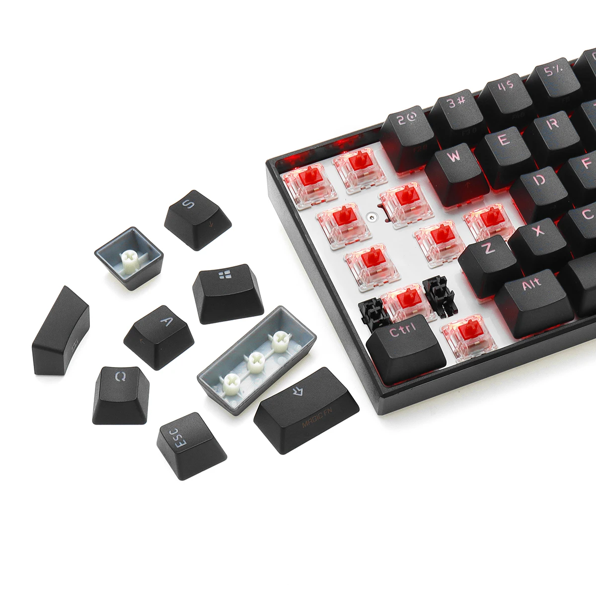 Anne Pro2 Мини Портативный 60% механическая клавиатура беспроводной bluetooth съемный