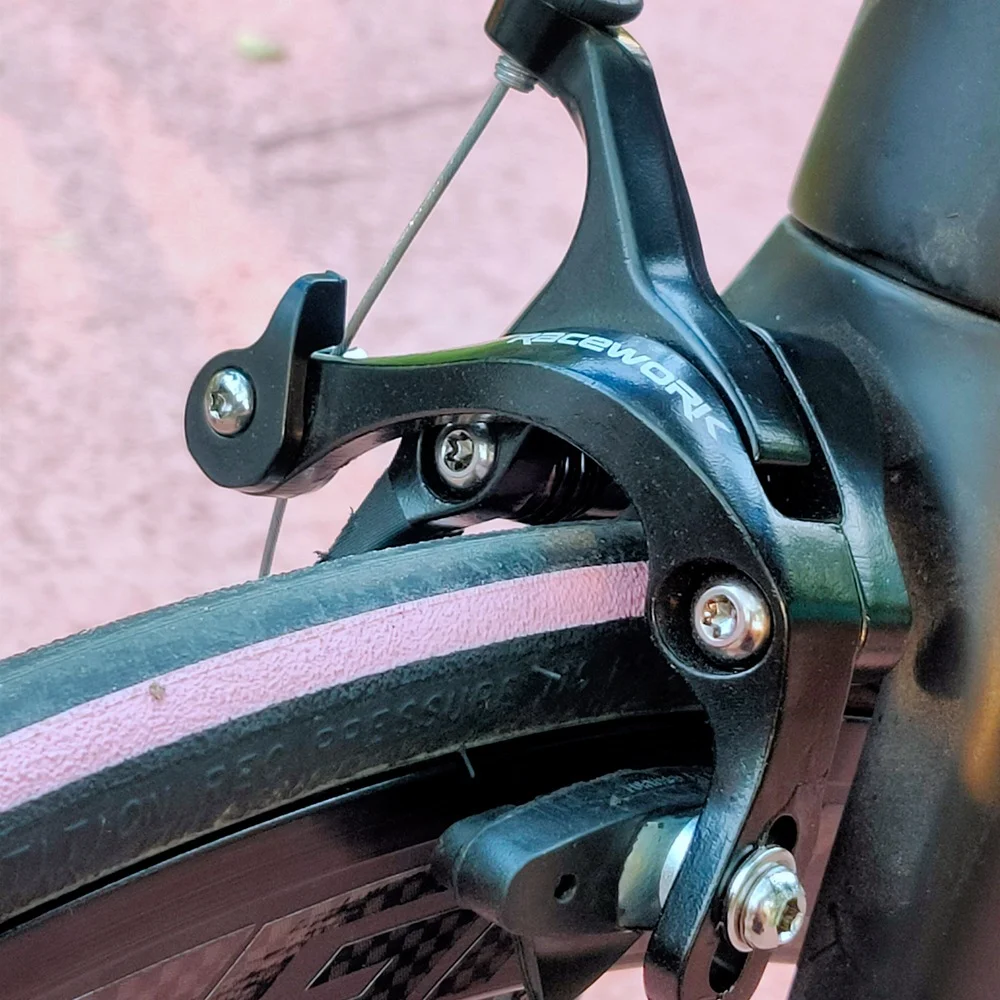Front Rear Road Bike V Brake Pads Dual Pivot Calipers Bicycle