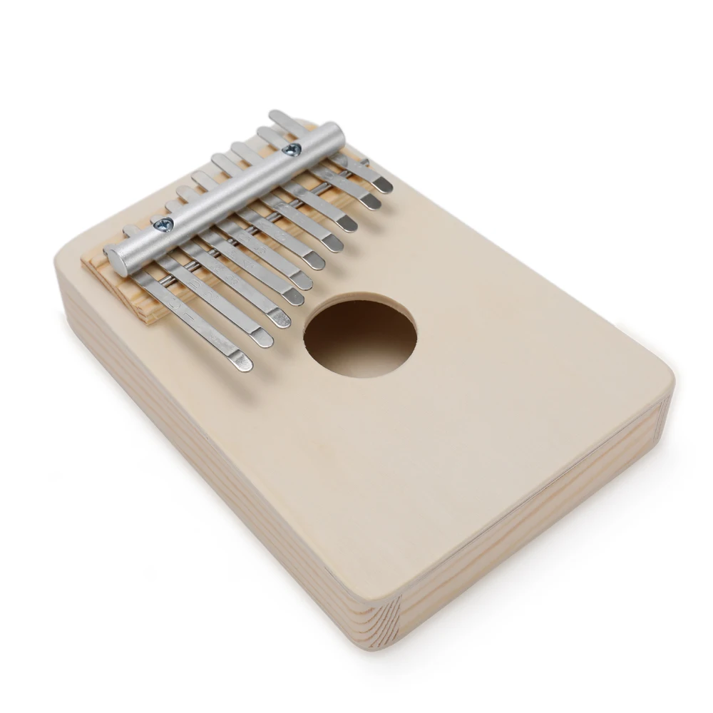 Simple Assembly Kalimba Handwork DIY Kit Wood Finger Thumb Piano for Children Kids Musical Instrument